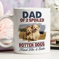 Custom Photo Father's day Birthday Gifts For Dog Dad, Dog Lovers • New Rotten Dog Chibi Photo - Personalized Coffee Mug