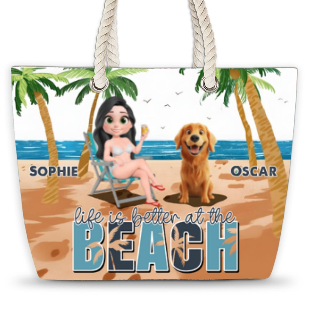 Life Is Better - Personalized Beach Bag