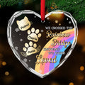 Custom Christmas Memorial Sympathy Gifts For Dogs, Cats • I Was Loved - Personalized Glass Ornament