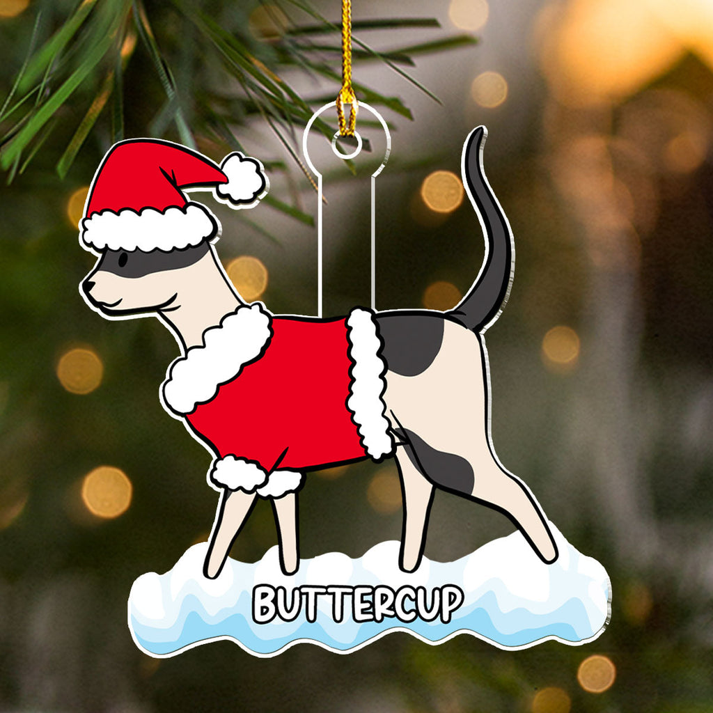 Cat Snow - Personalized Acrylic Ornament
