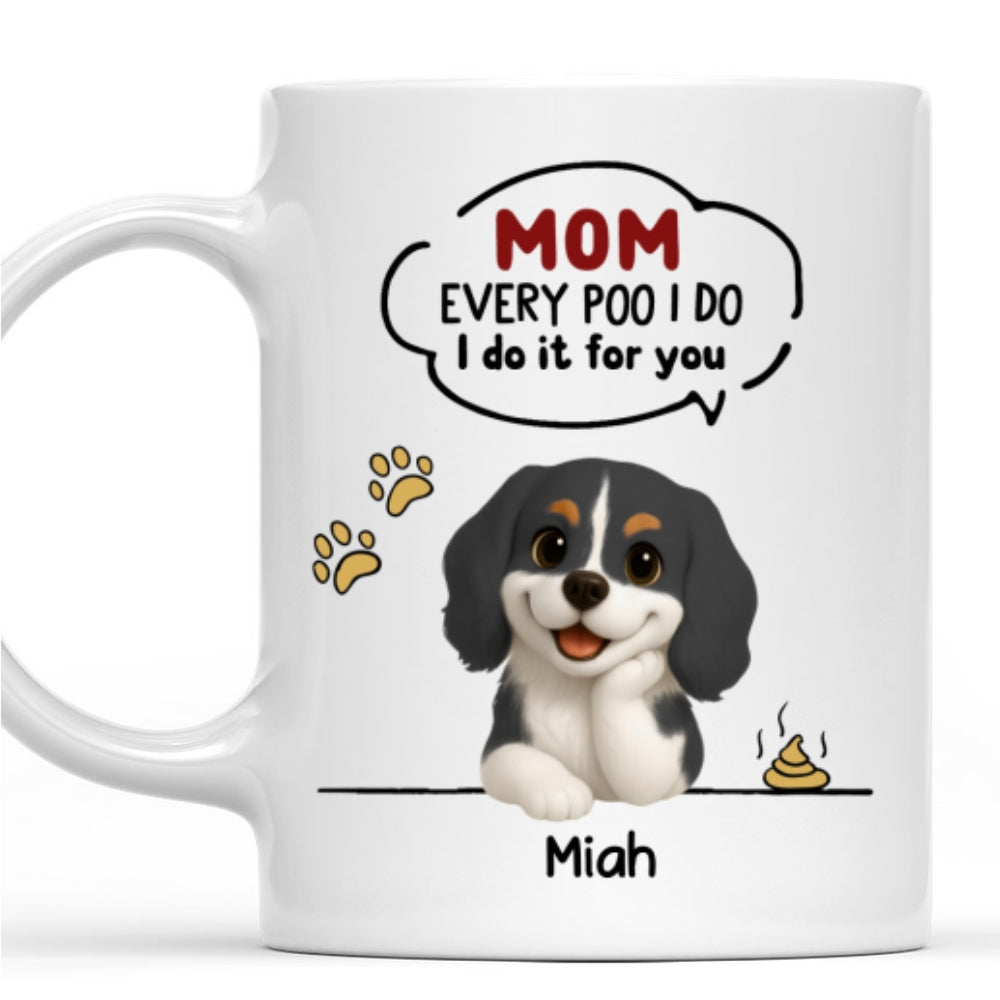 Custom Christmas Birthday Gifts For Dog Lovers • That Is Right - Personalized Coffee Mug