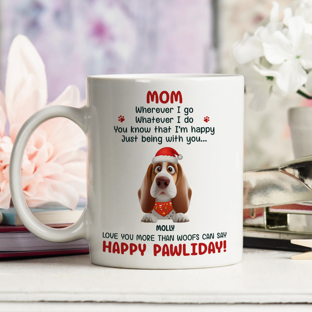 Custom Christmas Birthday Gifts For Dog Lovers • More Than Woofs Can Say - Personalized Coffee Mug