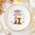 Dog Mom Lovely Chibi - Personalized Jewelry Dish