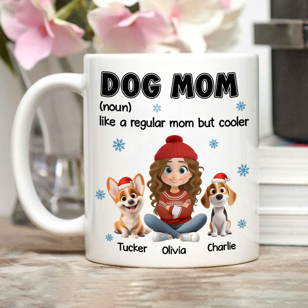 Custom Christmas Birthday Gifts For Dog Lovers • But Cooler - Personalized Coffee Mug