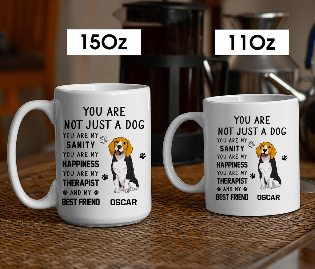 Custom Christmas Birthday Gifts For Dog Lovers • Not Just Dog - Personalized Coffee Mug