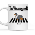 Custom Photo Christmas Birthday Gifts For Dog Lovers • The Walking Dad 2 - Personalized Coffee Mug
