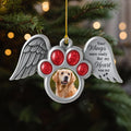 Custom Christmas Memorial Sympathy Gifts For Dogs, Cats • My Heart Were Not - Personalized Acrylic Ornament