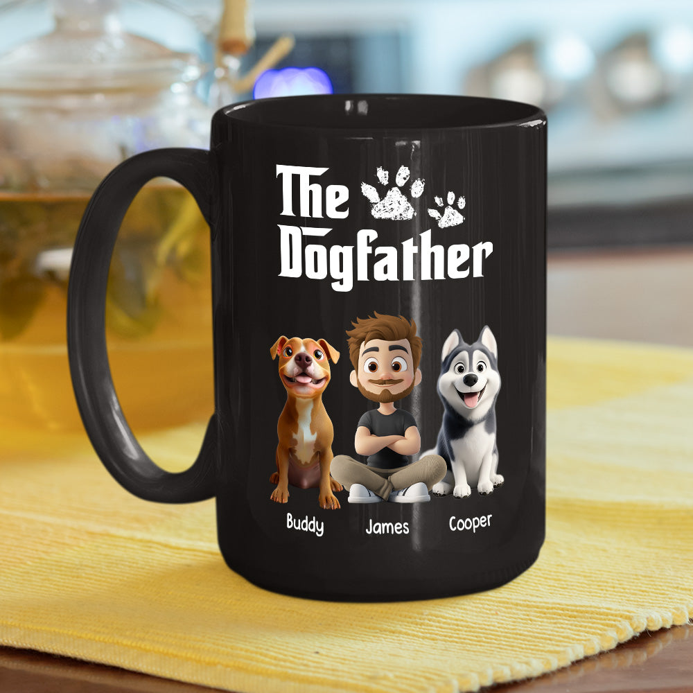 Custom Father's day Birthday Gifts For Cat Dad, Cat Lovers • Cool Pet Father - Personalized Coffee Mug