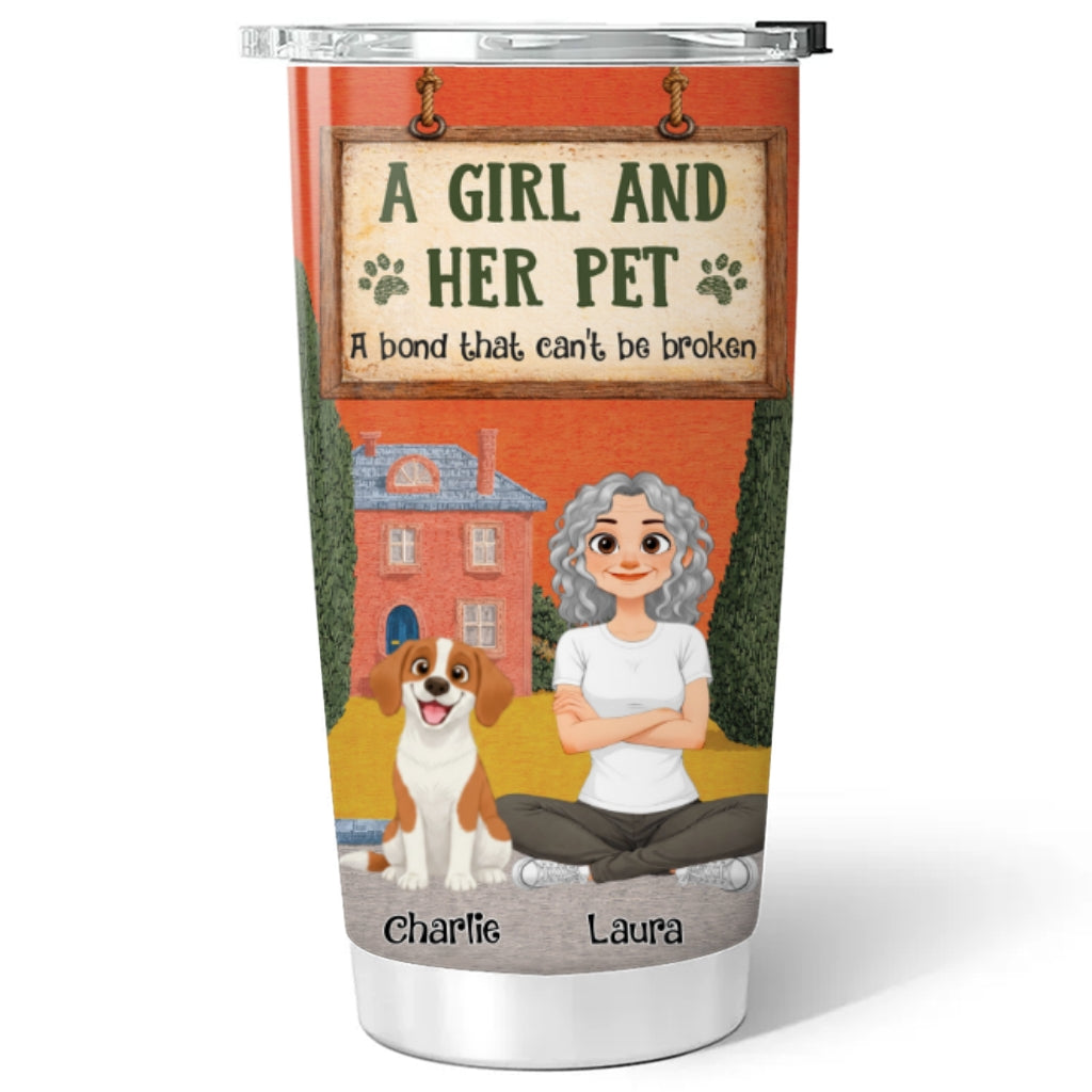 Custom Christmas Birthday Gifts For Pet Mom, Pet Lovers • In The Storybook Pet Mom Era - Personalized Tumbler