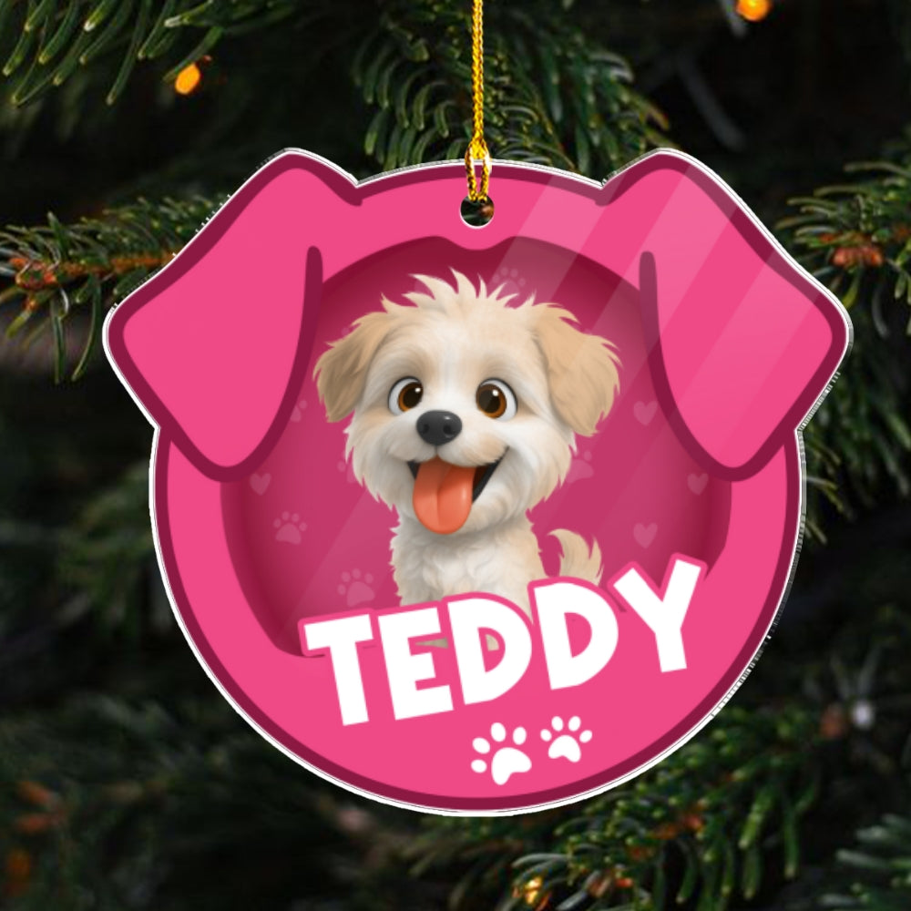 Furry Joy - Personalized Acrylic Ornament