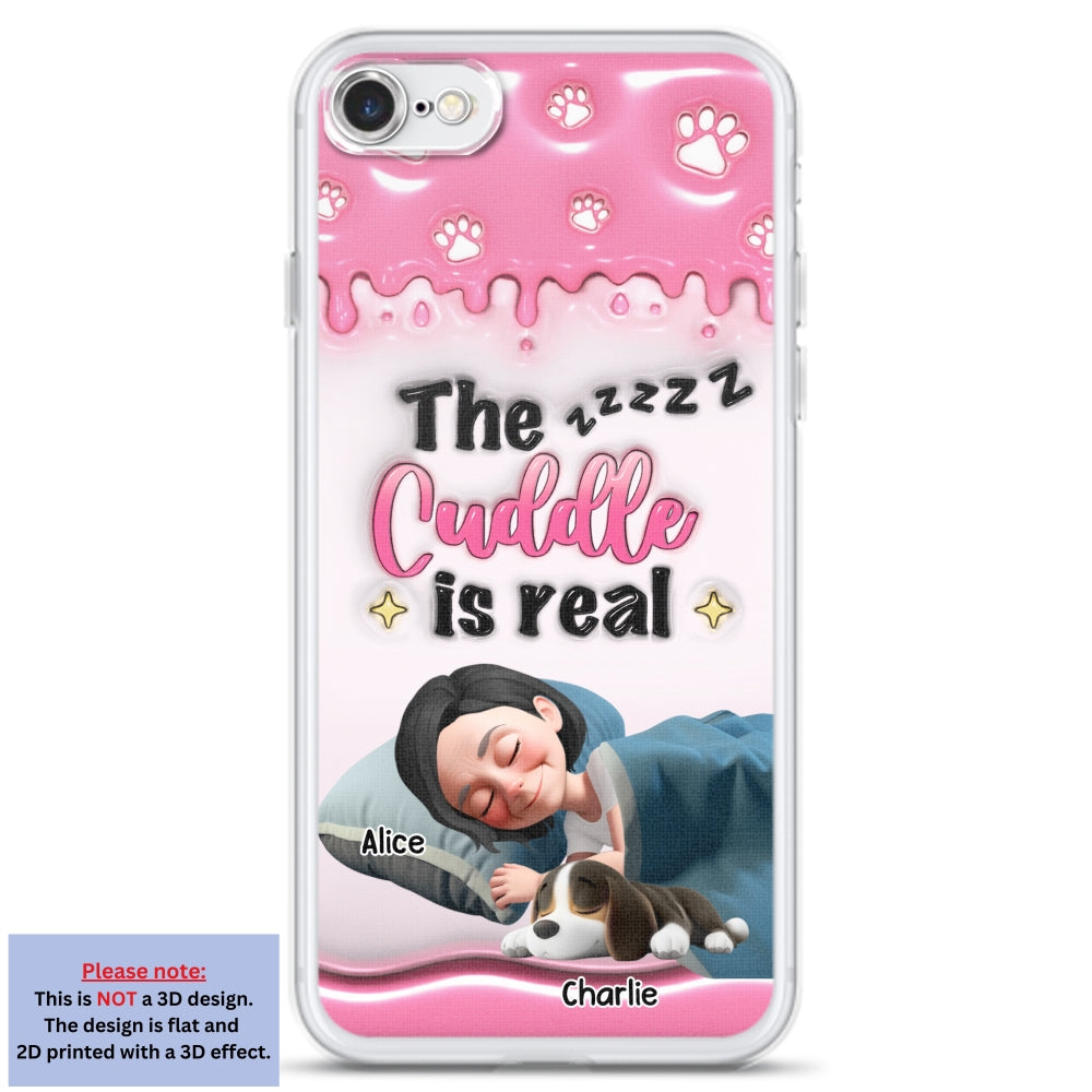 Happy With My Babies - Personalized 3D Inflated Effect Phone Case