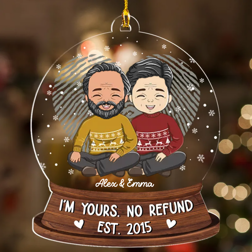 No Refund Version 1 - Personalized Acrylic Ornament