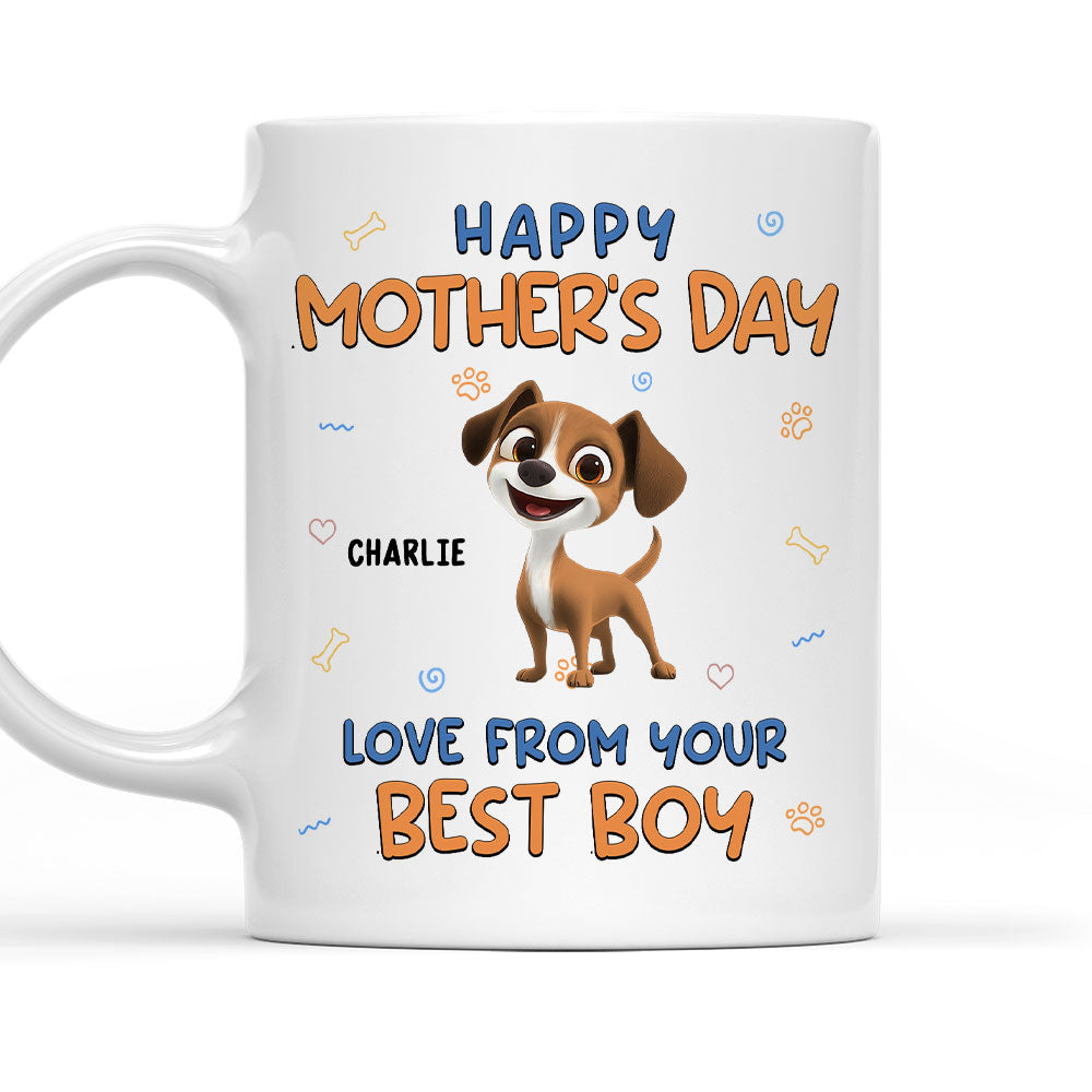 Custom Mother's Father's day Birthday Gifts For Dog Lovers • From Your Baby - Personalized Coffee Mug