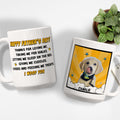 Custom Photo Father's day Birthday Gifts For Dog Dad, Dog Lovers • Popart Thanks For Loving Us Photo - Personalized Coffee Mug