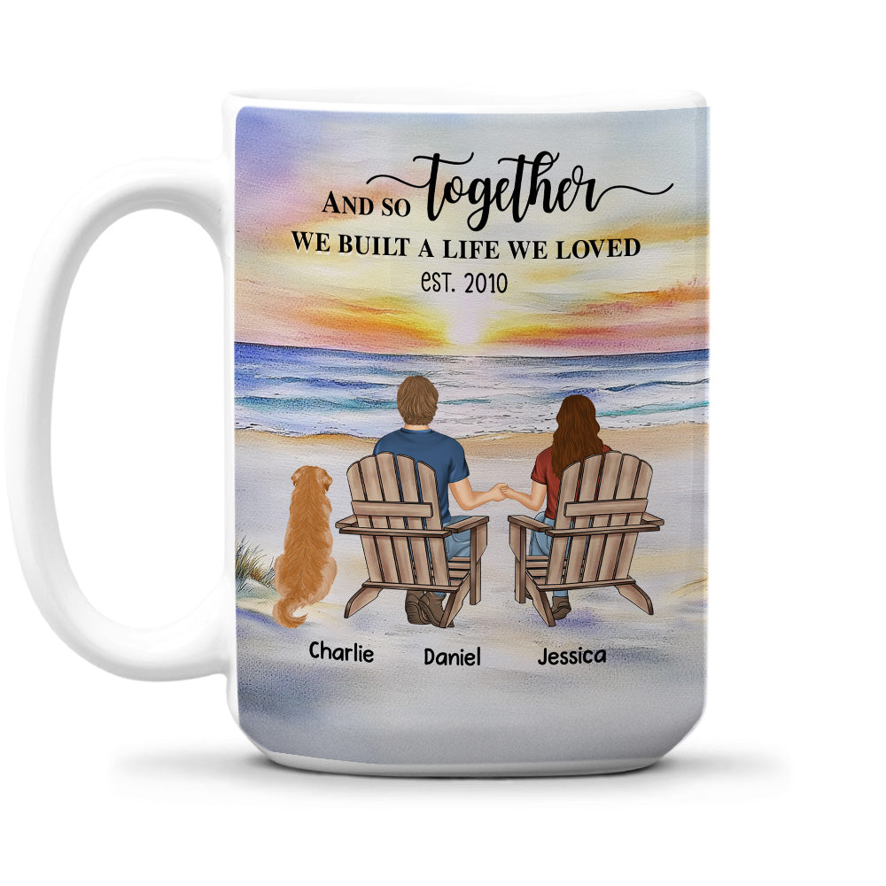 Custom Christmas Birthday Gifts For Dog Lovers • A Life We Want - Personalized Coffee Mug