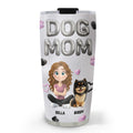 Custom Christmas Birthday Gifts For Dog Mom, Dog Lovers • Bubble Dog Mom - Personalized 3D Effect Tumbler