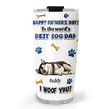 Custom Father's day Birthday Gifts For Dog Dad, Dog Lovers • My Best Of The Best - Personalized 3D Effect Tumbler