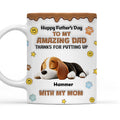 Custom Father's day Birthday Gifts For Dog Dad, Dog Lovers • Thank You For All Things Dog Dad - Personalized 3D Inflated Effect Mug