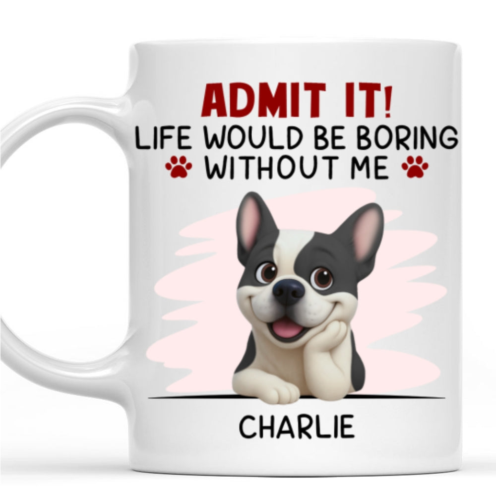 Custom Christmas Birthday Gifts For Dog Mom, Dog Lovers • Do Not Deny - Personalized Coffee Mug
