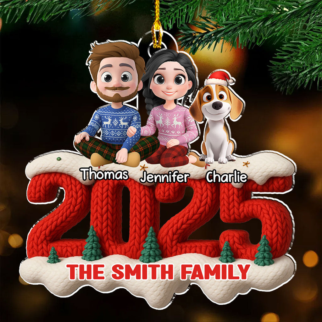 Custom Christmas Decor Home Birthday Gifts For Dog Lovers • Holiday Gatherings - Personalized Acrylic Ornament