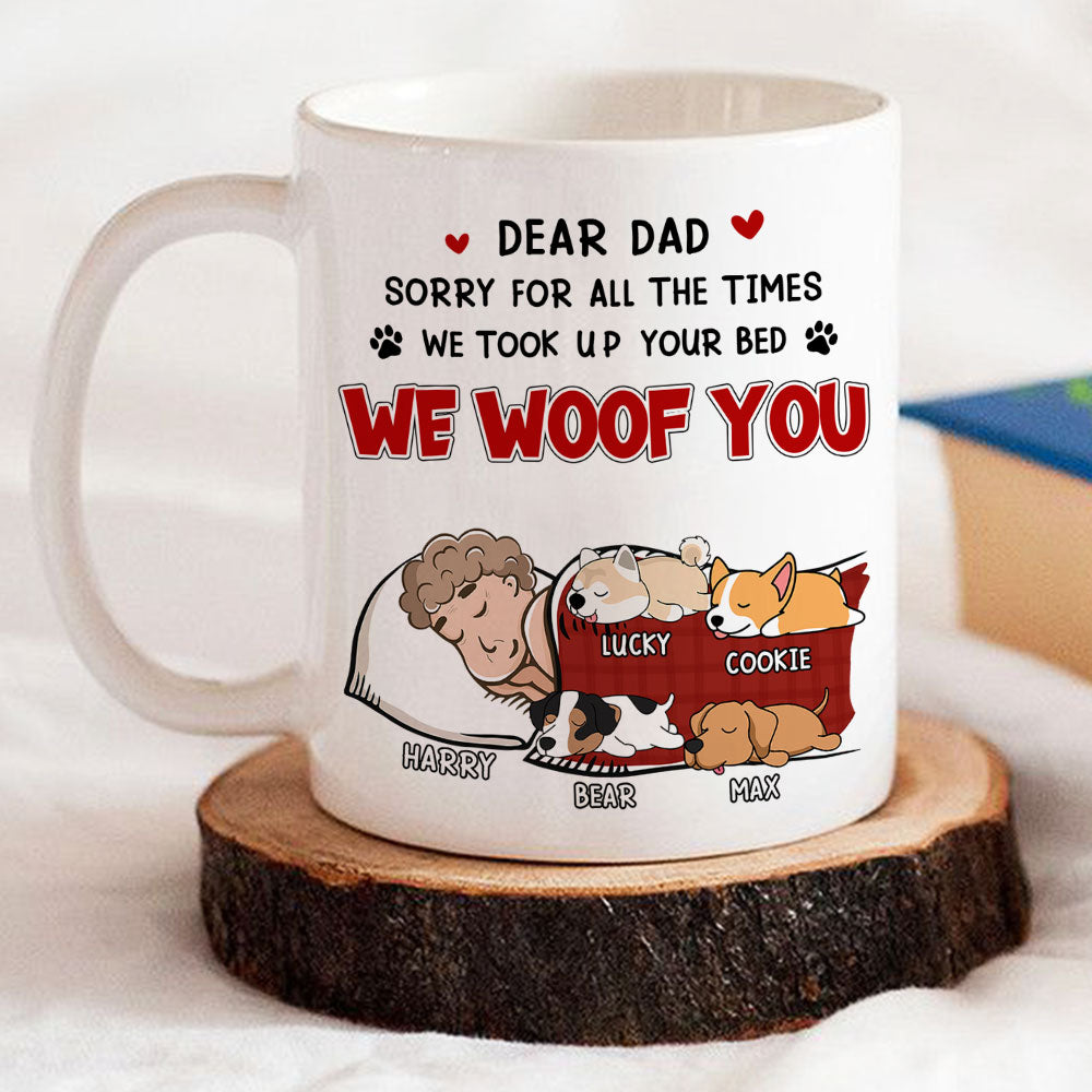 Custom Christmas Birthday Gifts For Dog Lovers • Took Up Your Bed - Personalized Coffee Mug
