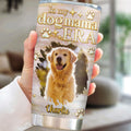 Custom Photo Christmas Birthday Gifts For Dog Mom, Dog Lovers • Cannot Be Bothered Photo - Personalized 3D Effect Tumbler