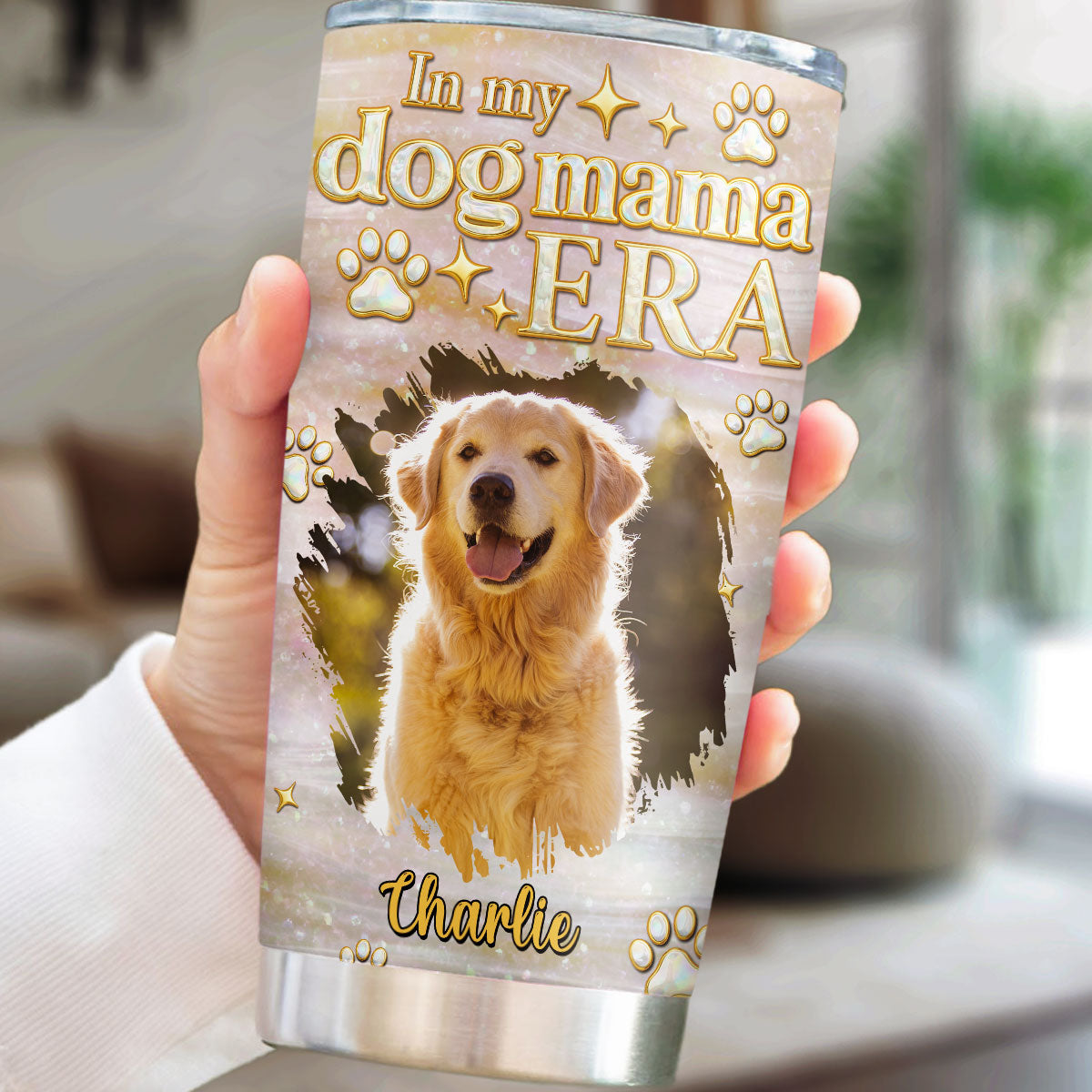 Custom Photo Christmas Birthday Gifts For Dog Mom, Dog Lovers • Cannot Be Bothered Photo - Personalized 3D Effect Tumbler