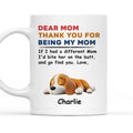 Custom Christmas Birthday Gifts For Dog Lovers • If I Had A Different - Personalized Coffee Mug