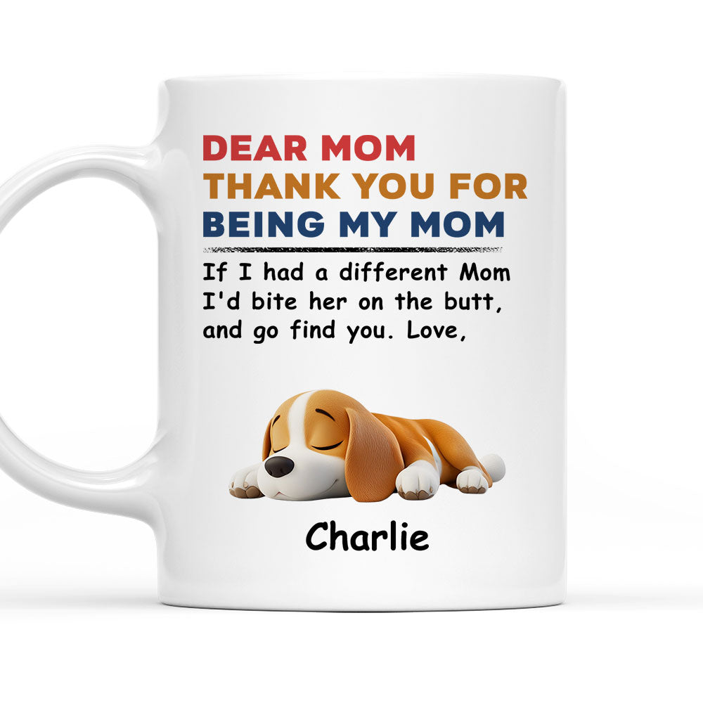 Custom Christmas Birthday Gifts For Dog Lovers • If I Had A Different - Personalized Coffee Mug