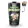 Custom Photo Father's day Birthday Gifts For Dog Dad, Dog Lovers • This Is Our Awesome Dog Dad Photo - Personalized Tumbler