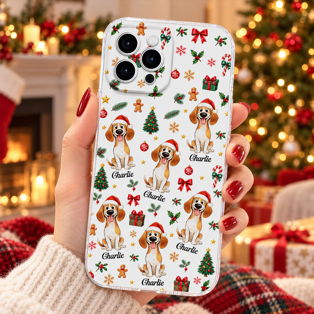 Christmas Dog - Personalized Phone Case