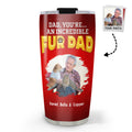 Custom Photo Father's day Birthday Gifts For Pet Dad, Pet Lovers • You Are An Awesome Pet Dad Ver Photo - Personalized 3D Inflated Effect Tumbler