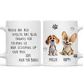 Custom Father's day Birthday Gifts For Dog Dad, Dog Lovers • Thank You For Scooping My Poo New Ver - Personalized Coffee Mug