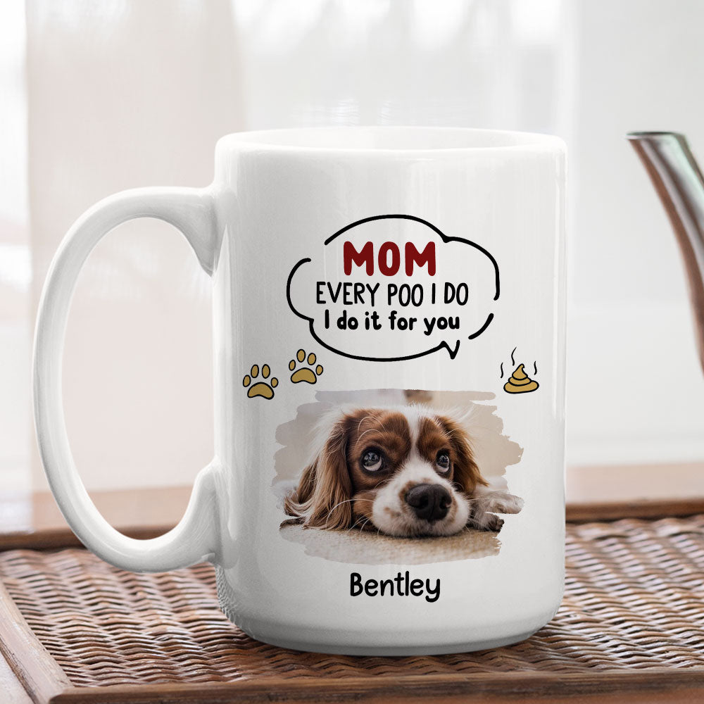 Custom Photo Christmas Birthday Gifts For Dog Lovers • That Is Right Photo - Personalized Coffee Mug