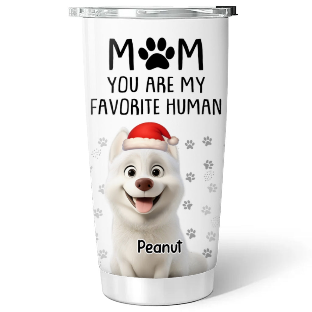 Custom Christmas Birthday Gifts For Dog Lovers • Christmas Is Better With My Dog - Personalized Tumbler