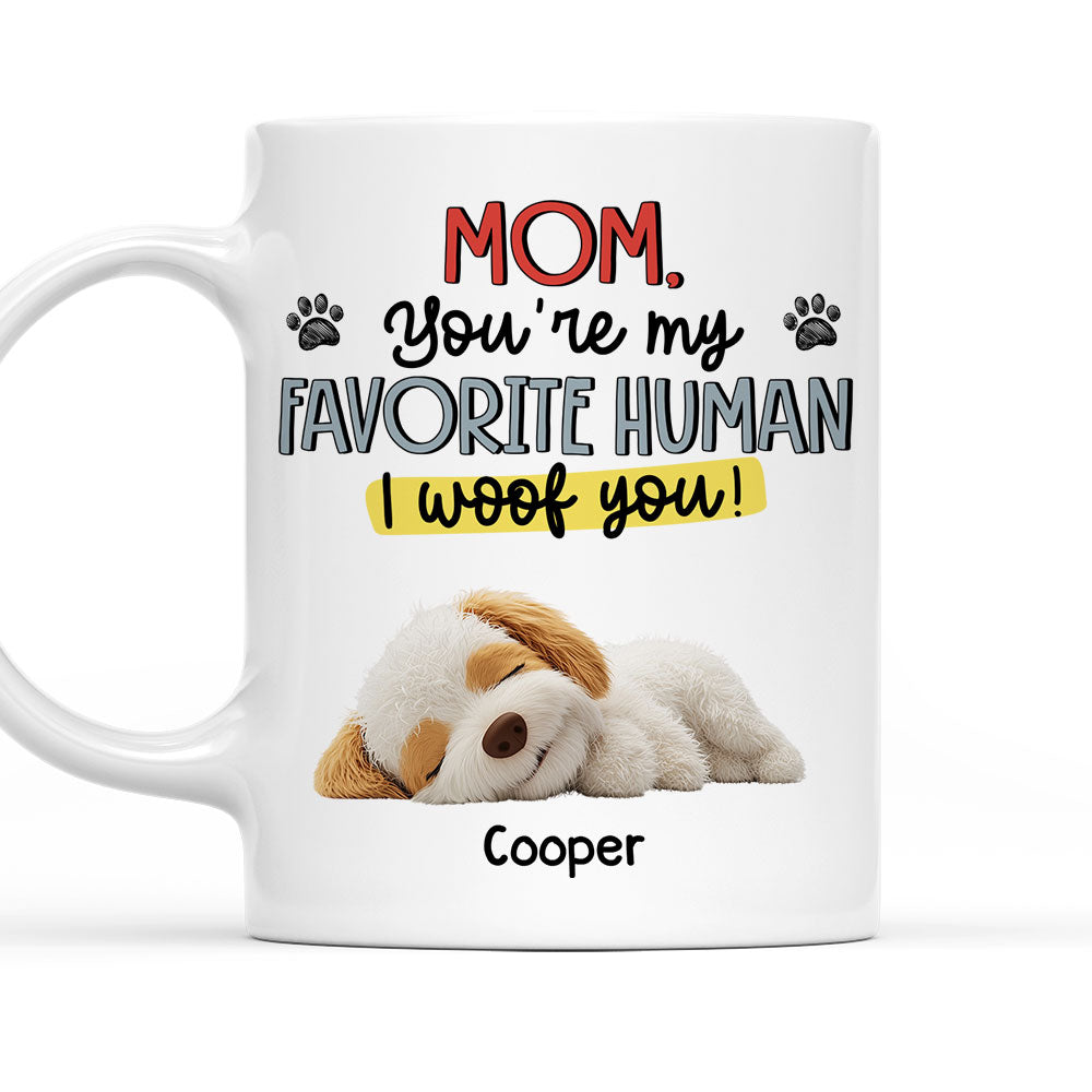 Custom Mother's day Birthday Gifts For Dog Mom, Dog Lovers • Favorite Mom Of Dogs - Personalized Coffee Mug