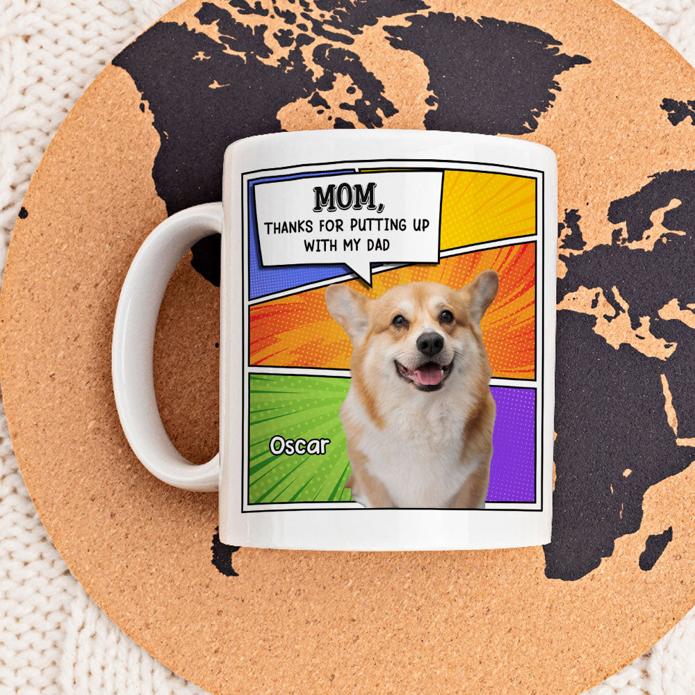 Custom Photo Mother's Father's day Birthday Gifts For Dog Lovers • For Putting Up Photo - Personalized Coffee Mug