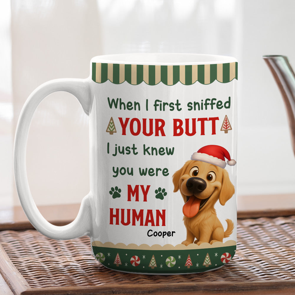 Custom Christmas Birthday Gifts For Dog Lovers • I Just Knew - Personalized Coffee Mug