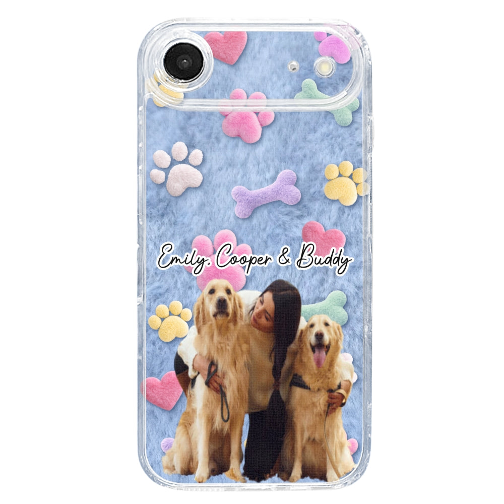 Dog Mom Mum With Fur Baby Photo - Personalized 3D Effect Phone Case