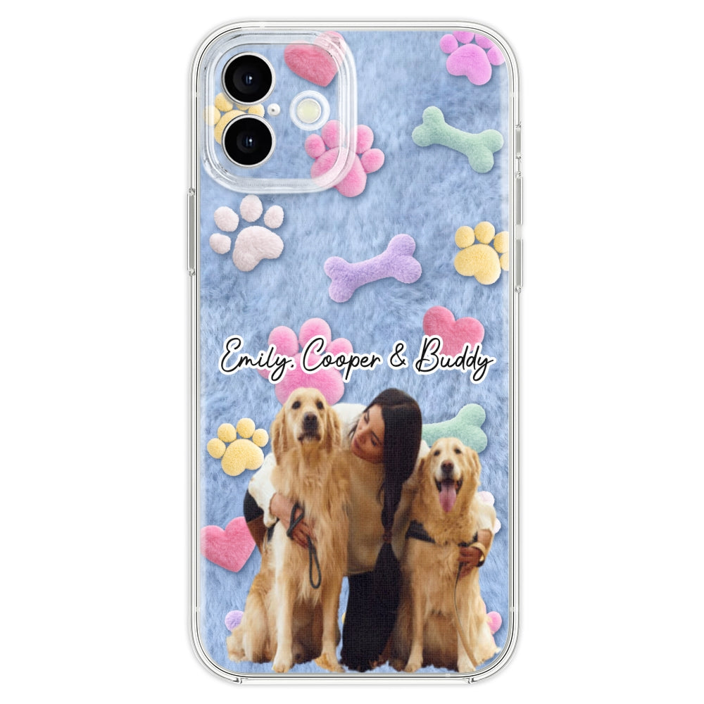 Dog Mom Mum With Fur Baby Photo - Personalized 3D Effect Phone Case