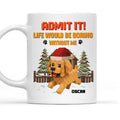 Custom Christmas Birthday Gifts For Dog Lovers • Admit It Square - Personalized Coffee Mug