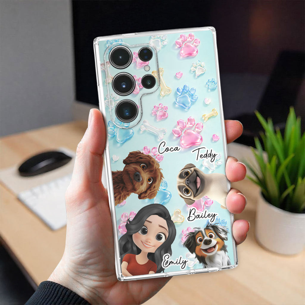 My Dog My Human - Personalized 3D Effect Phone Case