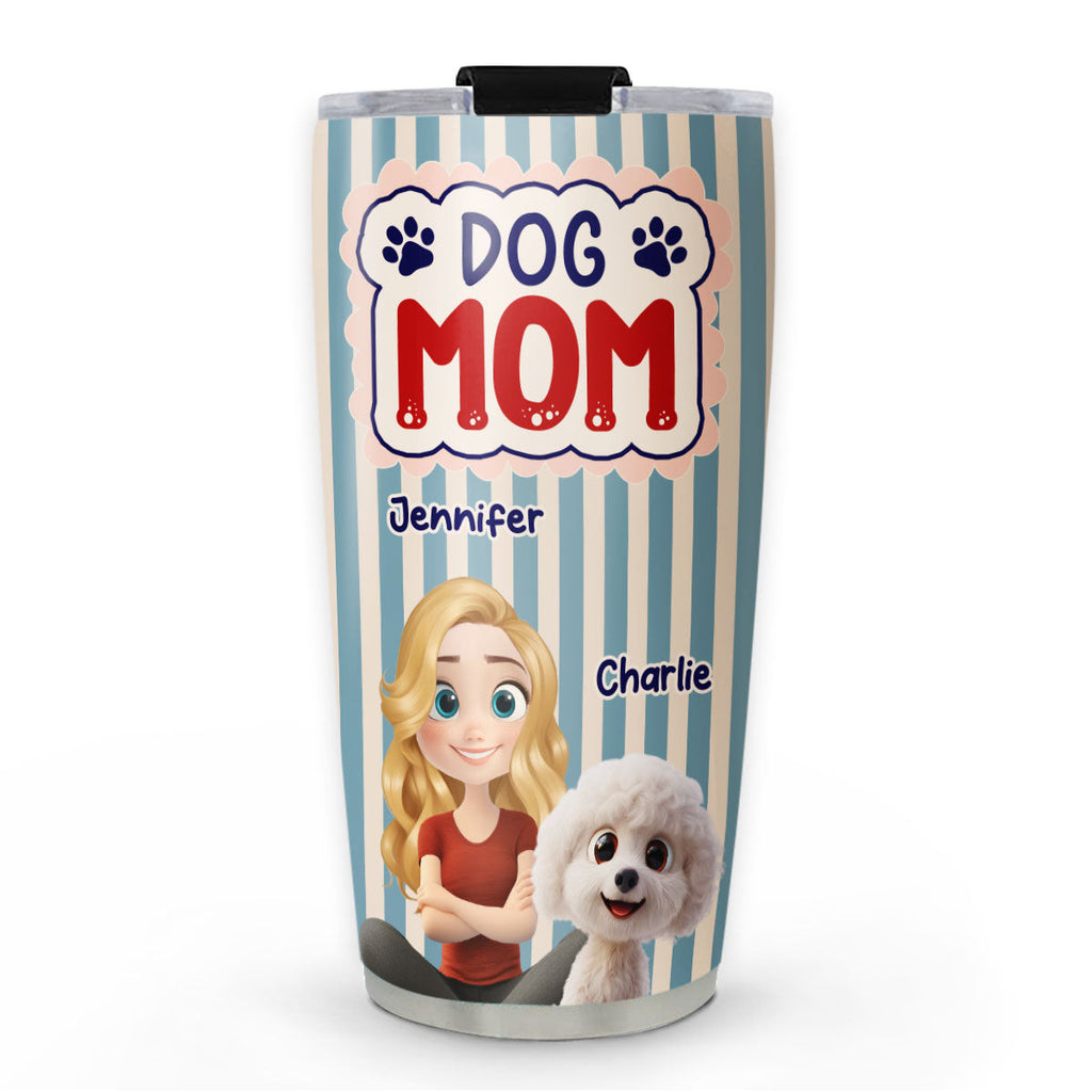 Custom Christmas Birthday Gifts For Dog Mom, Dog Lovers • Let Us Spend Days Together - Personalized Tumbler