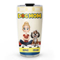Custom Christmas Birthday Gifts For Dog Mom, Dog Lovers • Mom Story - Personalized Tumbler