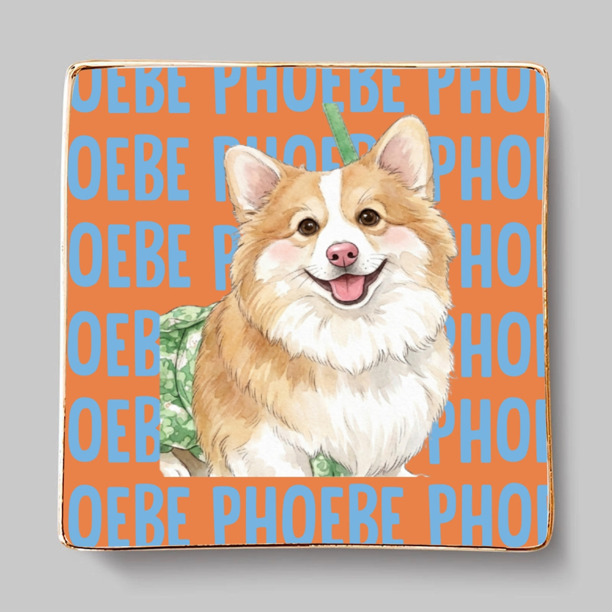 Custom Dog Portrait Trinket Dish Gift For Dog Mom • Paws In Watercolor - Personalized Jewelry Dish