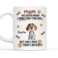 Custom Mother's Father's day Birthday Gifts For Dog Lovers • Can I Have Treats - Personalized 3D Effect Mug