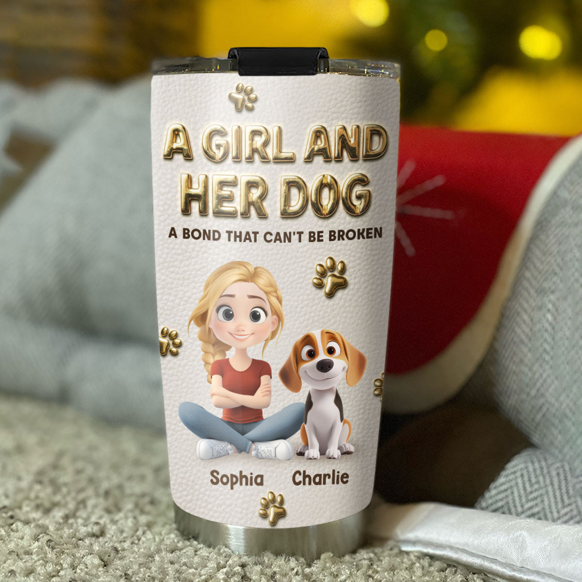 Custom Mother's day Birthday Gifts For Dog Mom, Dog Lovers • Mother Of Dogs - Personalized Tumbler