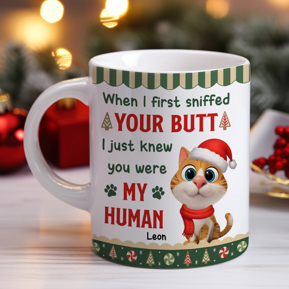 Custom Christmas Birthday Gifts For Cat Mom, Cat Lovers • I Just Knew Cat Ver - Personalized Coffee Mug
