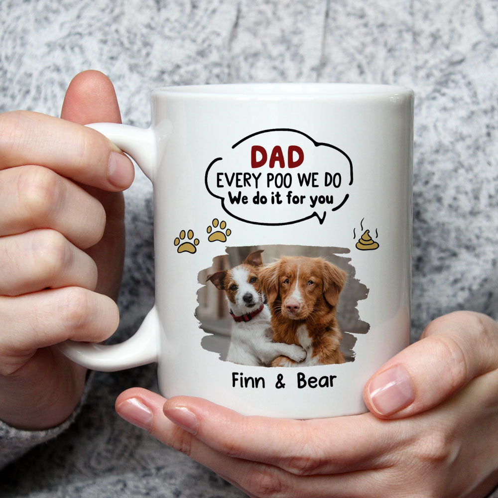 Custom Photo Christmas Birthday Gifts For Dog Lovers • That Is Right Photo - Personalized Coffee Mug