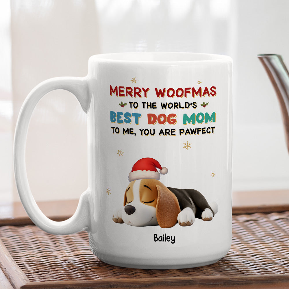 Custom Christmas Birthday Gifts For Dog Lovers • You Are Pawfect - Personalized Coffee Mug